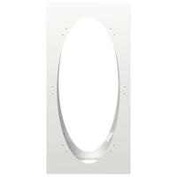 Brandhoutrek 50x23x100 cm koudgewalst staal wit - thumbnail