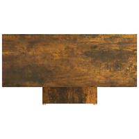 Salontafel 85x55x31 cm bewerkt hout gerookt eikenkleurig - thumbnail