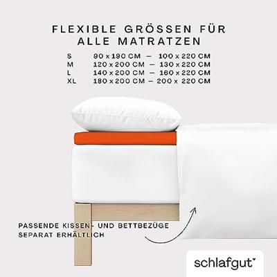 Schlafgut Schlafgut Pure Jersey Topper Hoeslaken M - 120x200 - 130x220 269 Red Mid - thumbnail