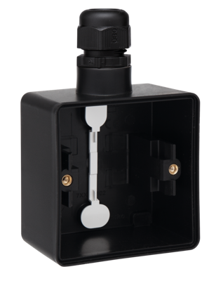 Niko Hydro onderbak enkelvoudig met wartel zwart