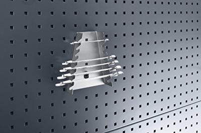 Bott Moersleutelhouder | H180xB70/145xD40mm | 8 opnamen verticaal v. perforatieplaten | voor Geperforeerde platen | 1 stuk - 14017002 - 14017002