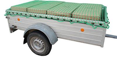 HP Autozubehör 25166 Aanhangernet (l x b) 4 m x 3 m Met rubberen spanband