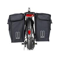 Basil mara xl dubbele fietstas - 35l - waterafstotend - reflecterend - zwart - thumbnail