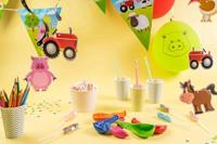 Decoratiebord Boerderij (50x50cm) - thumbnail