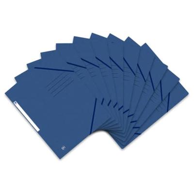 Elastomap oxford top file+ a4 donker blauw | 10 stuks Elastomap oxford top file+ a4 donker blauw | 10 stuks