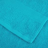 Handdoeken SOLUND 10 st 600 g/m 100x200 cm turquoise - thumbnail