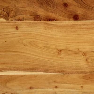 Hoofdeinde 200 cm massief acaciahout en ijzer