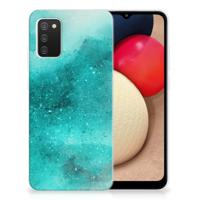 Smartphone hoesje Samsung Galaxy A02s Painting Blue - thumbnail