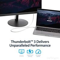 Thunderbolt 3-kabel 20 Gbit/s wit. 6ft 20 Gbit/s - wit - thumbnail
