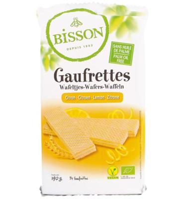 Citroen wafels gaufrettes bio
