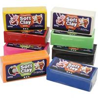 Creativ Company Boetseerklei, diverse kleuren, 8x500 gr/ 1 doos - thumbnail