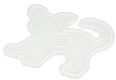 Hama strijkkralen grondplaat kat