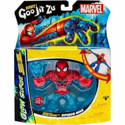 Spiderman Glow Surge 11cm - HERoeS OF GOO JIT ZU - MARVEL - Lichtgevend en uitbreidbaar beeldje