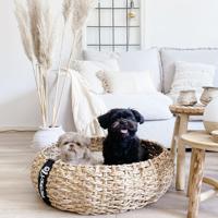 District 70 COCOON Huisdierenbed voor honden en katten, bruin, maat S (40 x 40 x 15 cm) - thumbnail