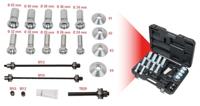 KS Tools 700.2355 Set drukhulzen voor stappen, 22-delig - thumbnail