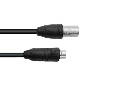 PSSO DMX Cable IP65 3-pin 5m bk