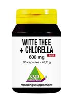 SNP Witte thee + chlorella 600mg puur 60 Capsules - thumbnail