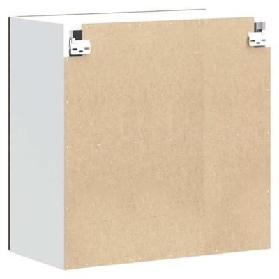 Keukenwandkast Kalmar bewerkt hout bruin eikenkleur