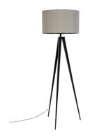 Zuiver Vloerlamp 'Tripod' 157cm, kleur Grijs - thumbnail