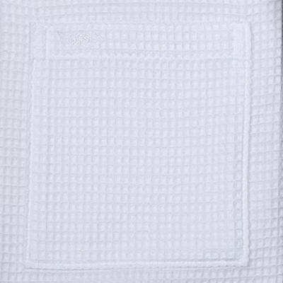 Vossen Vossen Unisex badjas ROM Pique-U weiß XL