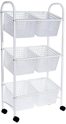 Bathroom Solutions Badkamertrolley met 6 manden