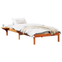Bedframe met nachttafels Bruin 80 x 200 cm Wasbruin - thumbnail