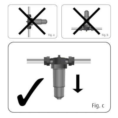 NoCalc CombiCompact Inclusief Rechte Aansluitkoppelingen voor 22 mm en 15 mm
