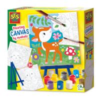 SES schilderen op nummer canvas - bosdieren - thumbnail