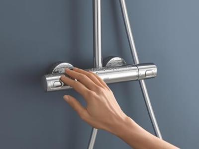 Grohe QuickFix Vitalio Joy 310 regendoucheset met 4 straalsoorten Ø31cm chroom