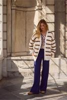 Lexie bonded trousers - ink blue - 13082 - thumbnail