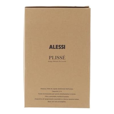 Alessi Plissé Waterkoker 1,7 l zwart Alessi Plissé Waterkoker 1,7 l zwart
