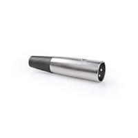 XLR-Connector | XLR 3-pins male | 25 stuks | Metaal - thumbnail