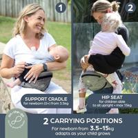 Draagzak voor baby's Dreambaby Grijs + 0 Maanden - thumbnail