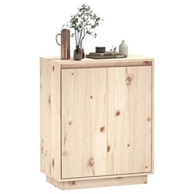Dressoir 60x34x75 cm massief grenenhout