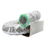 Geïsoleerde flexibele ventilatieslang - Ø200mm - Aluminium - DOOS a 10 METER - thumbnail