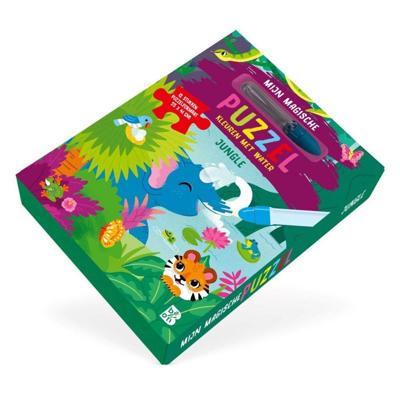 Kleuren met Water Mijn Magische Puzzel Jungle Kleuren met Water Mijn Magische Puzzel Jungle
