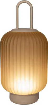 Anna's Collection tafellamp oplaadbaar 33X15cm zand