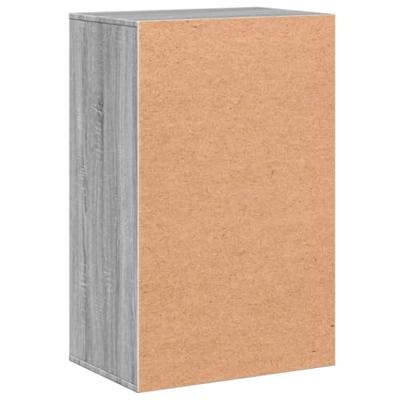 Opbergkast 56,5x39x90 cm bewerkt hout grijs sonoma eikenkleurig - thumbnail