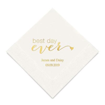 Gepersonaliseerde cocktailservetten