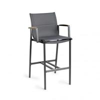 Foxx Barstoel Teak Charcoal Tierra Outdoor - Tierra outdoor - thumbnail
