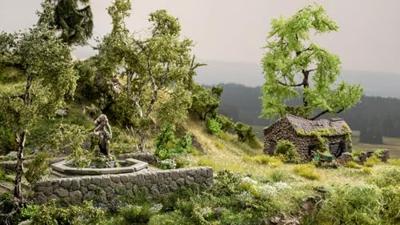 NOCH 48001 TT vergeten plaats fontein Bouwpakket