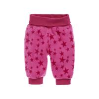 Schnizler Fleecebroek Sterren Junior Roze Maat 86 - thumbnail