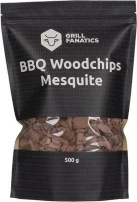 Grill Fanatics barbecue chips mesquite 500 gr Grill Fanatics barbecue chips mesquite 500 gr