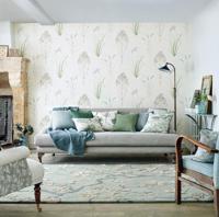 Sanderson - Anthea China Blue 47107 - 140x200 cm Vloerkleed - thumbnail