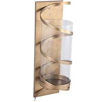 PTMD wanddecoratie windlicht haylie messingkleurig 40 cm | 2 stuks - thumbnail