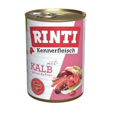 RINTI Kennerfleisch Veal - natvoer voor honden - 400g