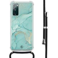 Samsung Galaxy S20 FE hoesje met koord - Touch of mint - thumbnail