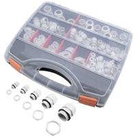 Quadrios 2102CA115 Wartel assortiment Met contramoer PA66 Wit 224 stuk(s) - thumbnail