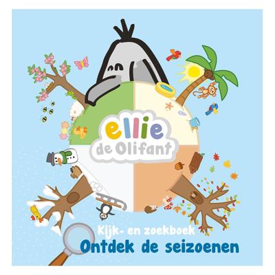 Uitgeverij Kluitman Kijk- en zoekboek ellie de olifant - ontdek de seizoenen