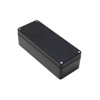 Hammond Electronics 1590ZGRP131BK Universele behuizing 190 x 75 x 55 Polyester Zwart 1 stuk(s) - thumbnail